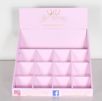 Customized eyelash product sample pdq display