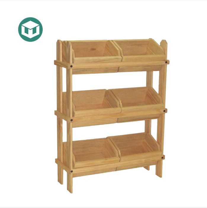 6 Shelf Wood Candy Display Stand 1