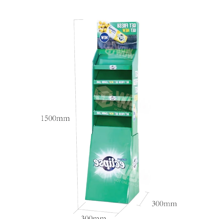 Cardboard Point Of Sale Display For Chewing Gum