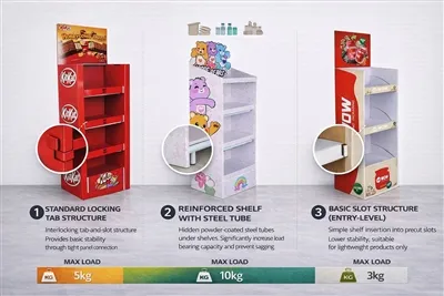 Kā uzlabot kartona displeja stabilitāti un izturību?